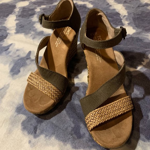 TOMS TOMS Women's Clarissa Wedge size 7.5 - Picture 8 of 10